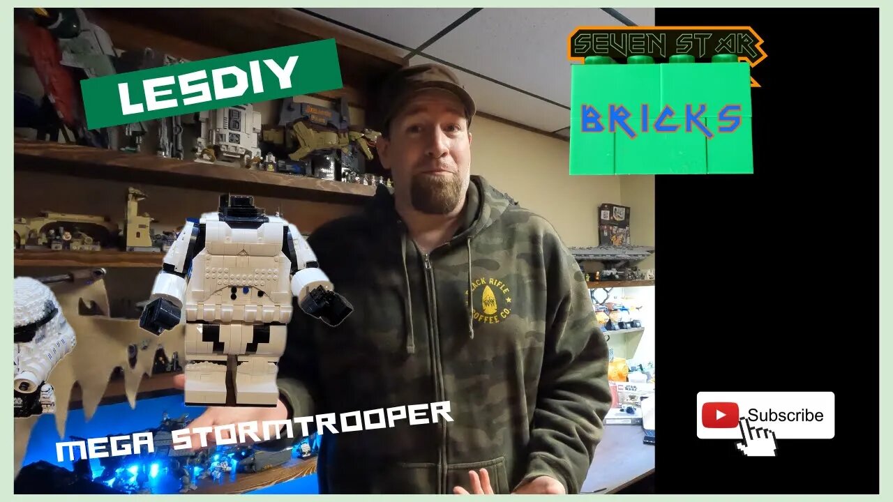 LesDIY Mega Stormtrooper Figure Review - MOC-87398 - 1581 pcs