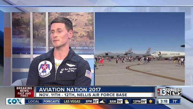 Maj. Ryan Bodenheimer talks about Aviation Nation