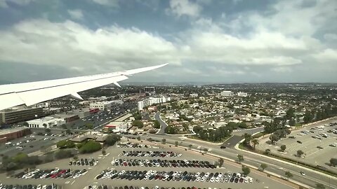 Japan Airlines JAL Boeing 787-8 Landing LAX (4K)