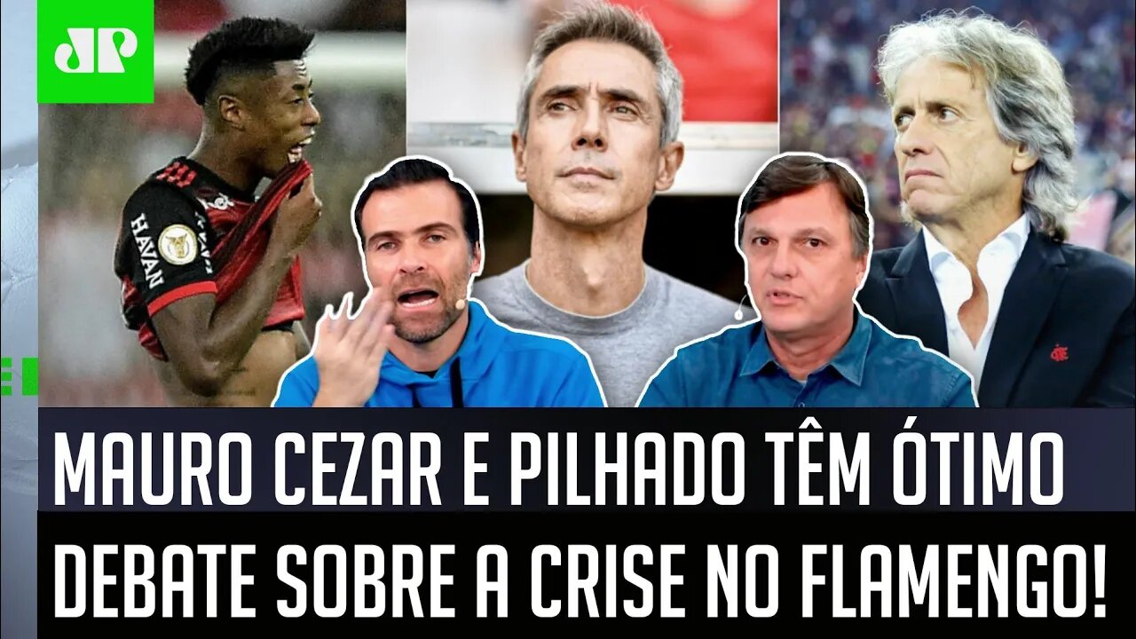 "ESSA NARRATIVA É FALSA!" Mauro Cezar e Pilhado DEBATEM CRISE no Flamengo de Paulo Sousa!