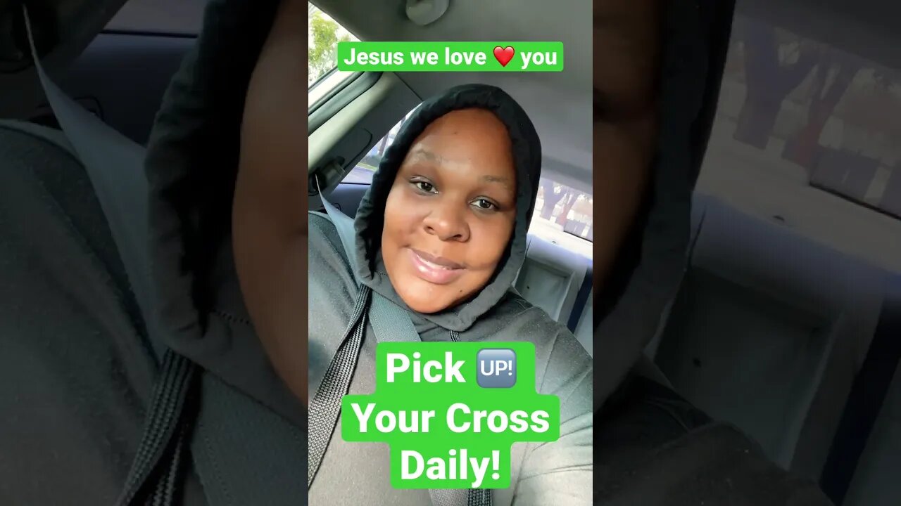 Jesus carried a heavy cross made of all wood!!!