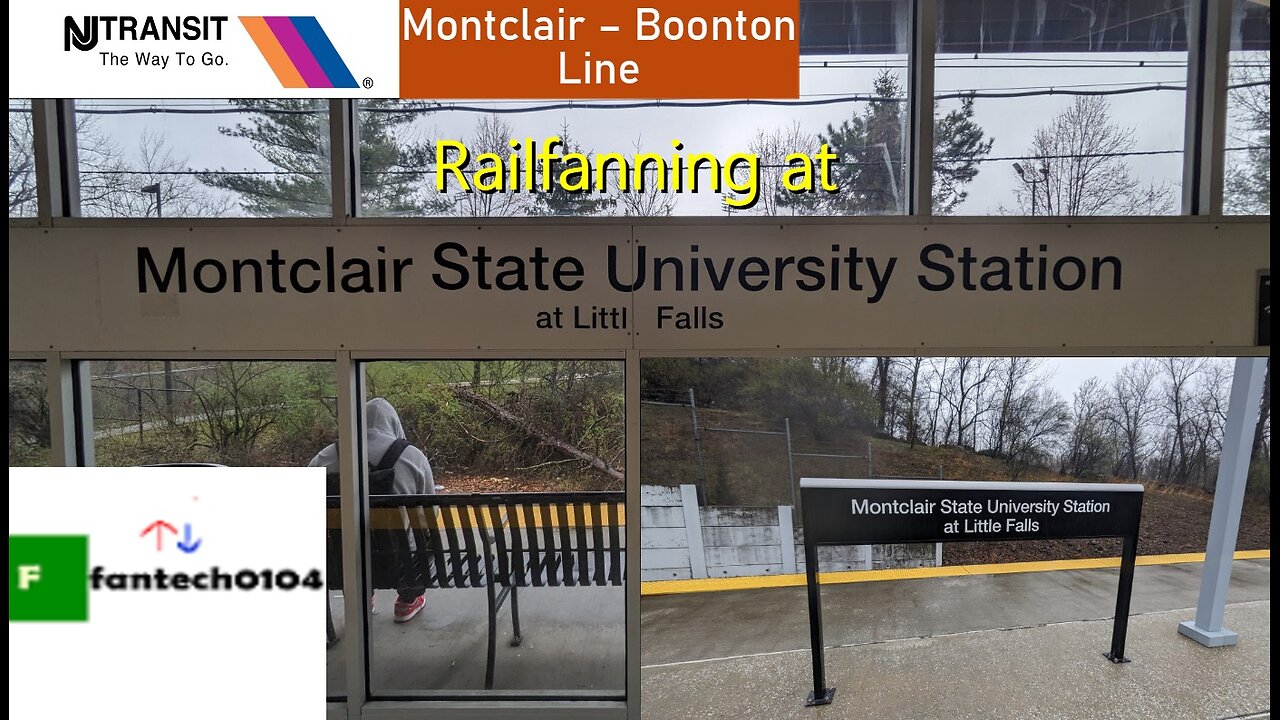 Railfanning the NJ Transit Montclair-Boonton Line at Montclair State University Station!