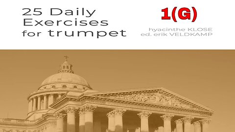 24 Exercícios Diários de H. Klosé adaptados para Trompete (Sol)