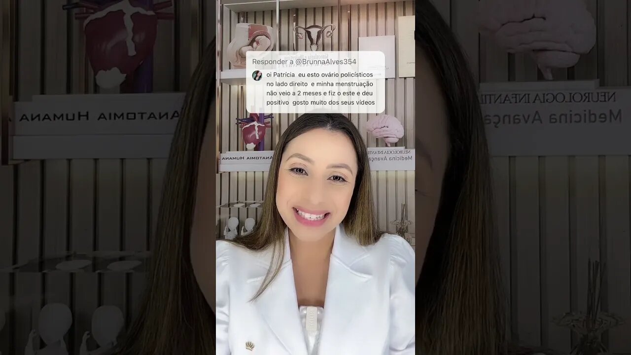 Tenho ovários policisticos e fiz o teste gravidez e deu positivo