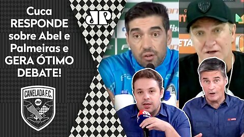 "Gente, ISSO que o Cuca FALOU do Palmeiras e do Abel Ferreira foi..." OLHA esse DEBATE!