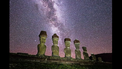Celestial Watchers of our Galaxy - Easter Island