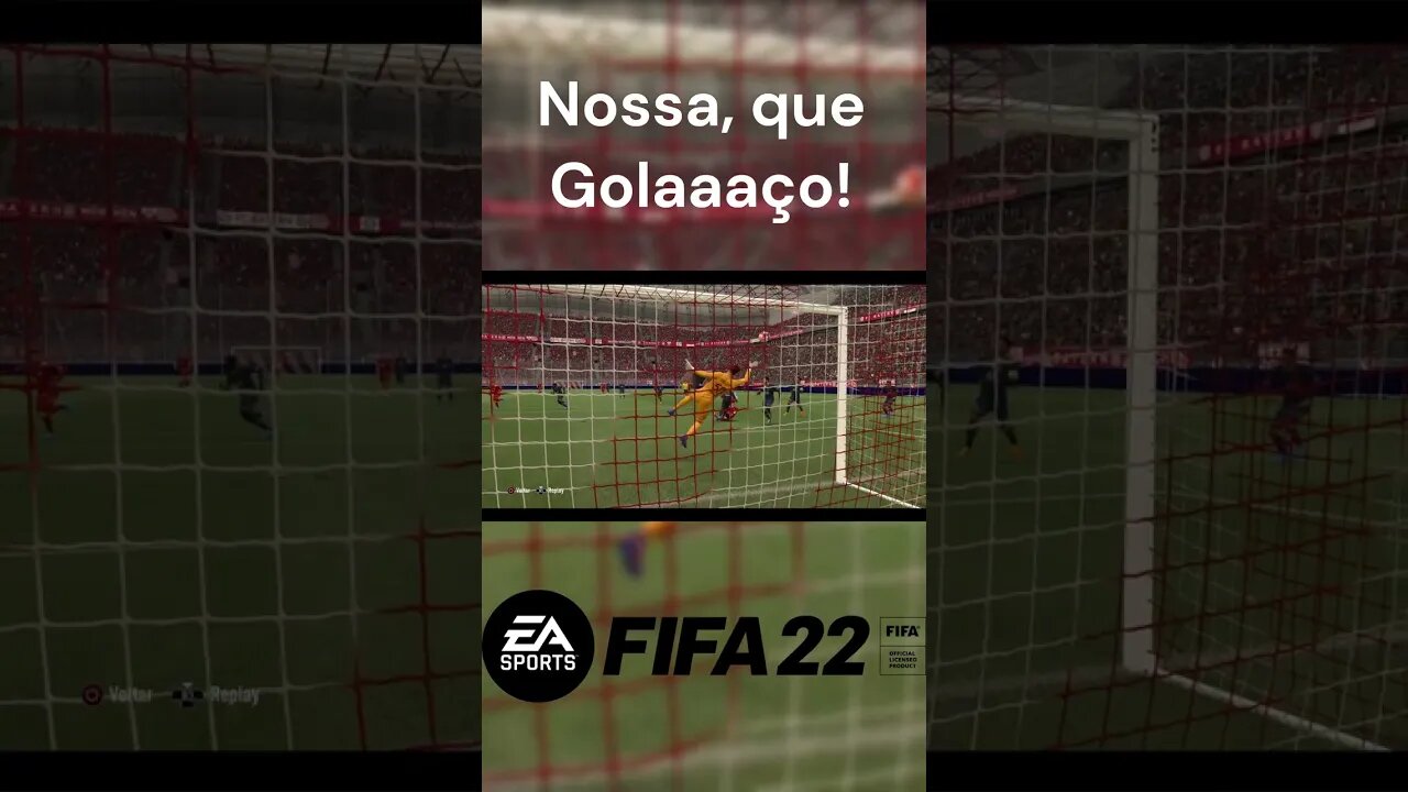 Nossa, que Golaaaço Fifa 22 - #shorts