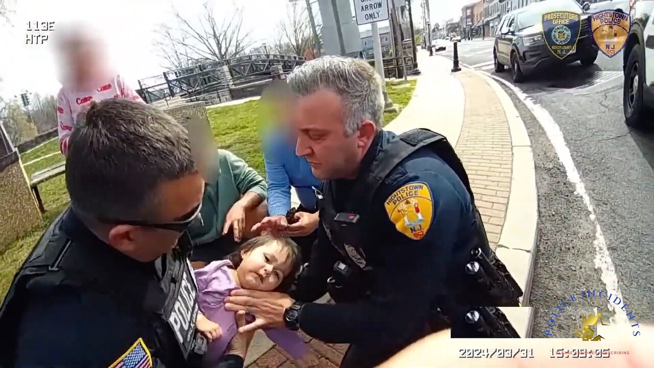 Hightstown Police Officers Rescue Choking Baby.