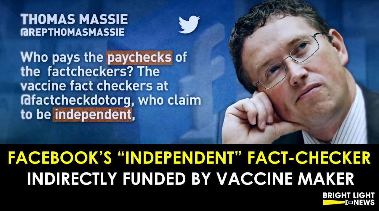 FACEBOOK'S VACCINE "MISINFORMATION" FACTCHECKER FUNDED BY J&J