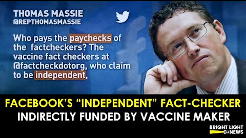 FACEBOOK'S VACCINE "MISINFORMATION" FACTCHECKER FUNDED BY J&J