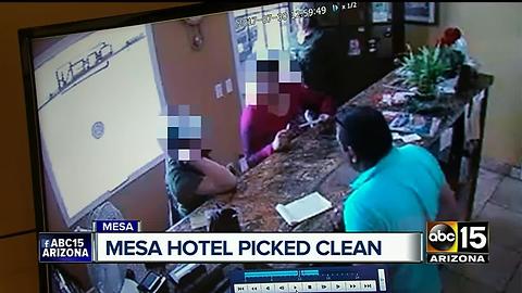 Mesa hotel owner says thousands in cash and jewelry was stolen Sunday