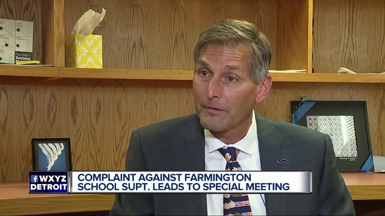 Farmington school board holds holiday break meeting for complaint against superintendent