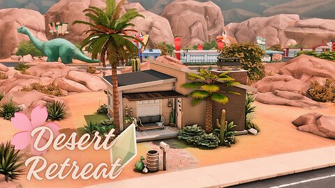 DESERT RETREAT || THE SIMS 4 - SPEEDBUILD 🌸