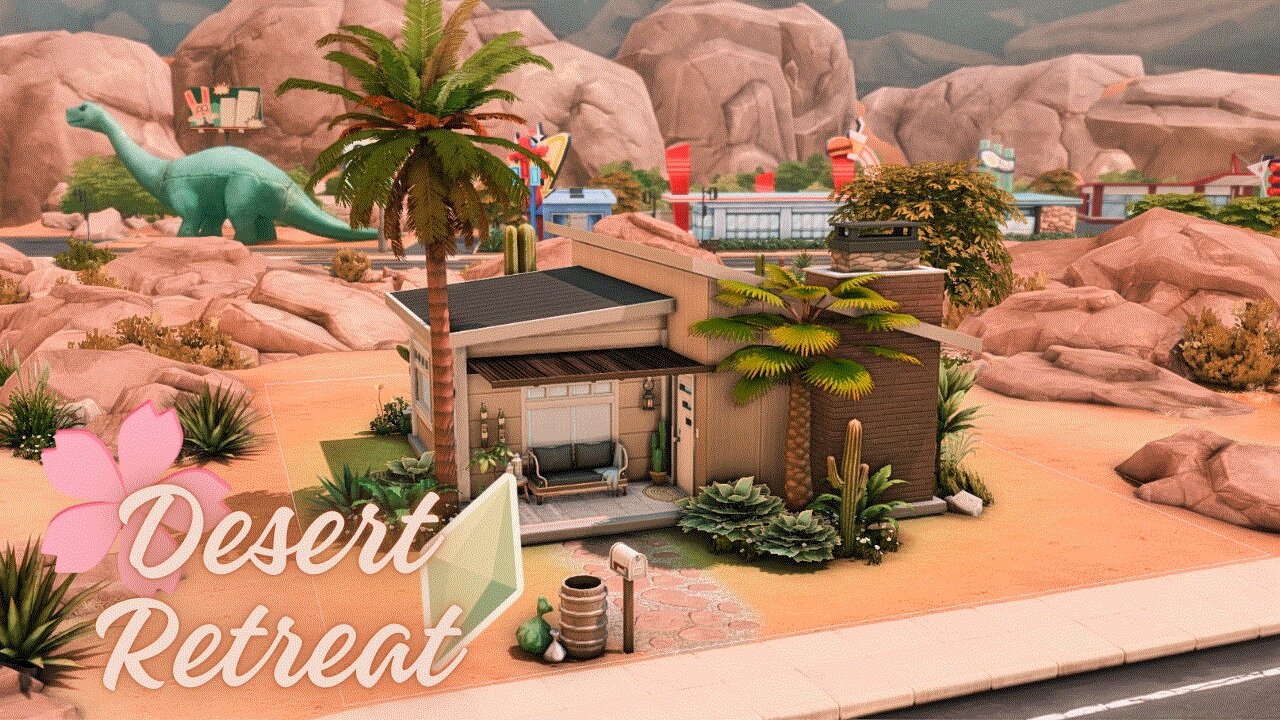 DESERT RETREAT || THE SIMS 4 - SPEEDBUILD 🌸