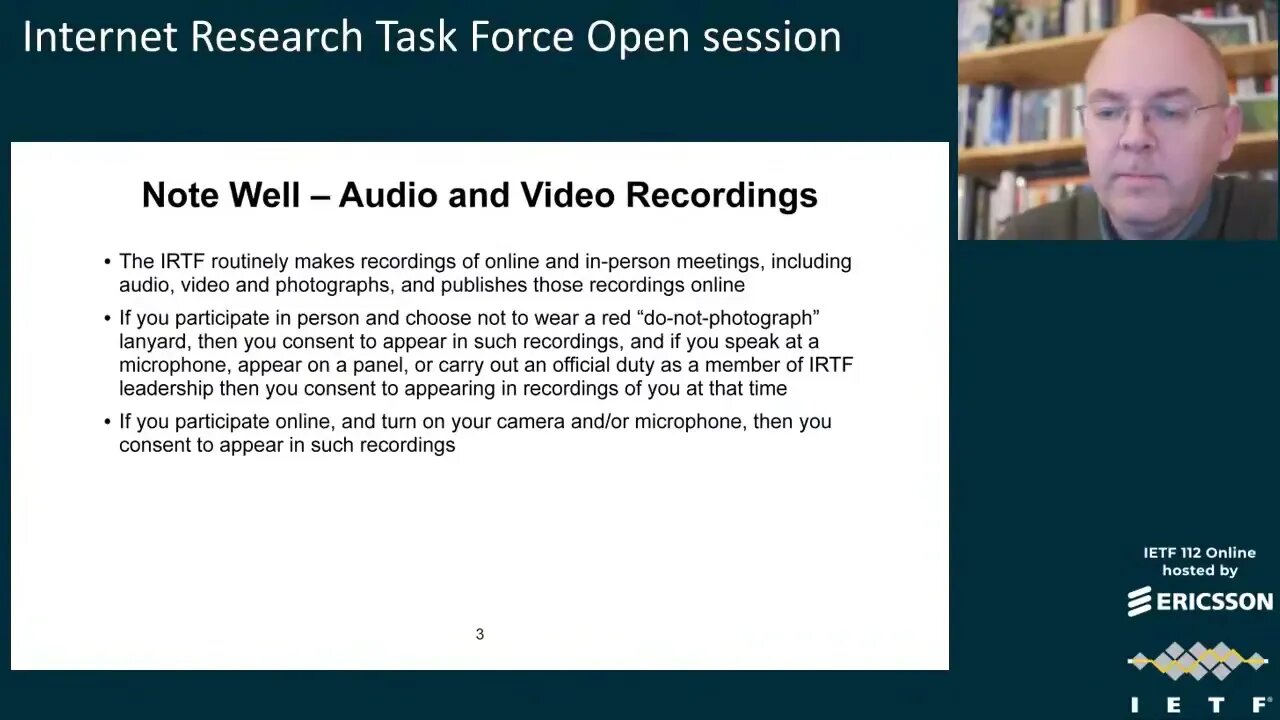 Internet Research Task Force IRTF Open Meeting
