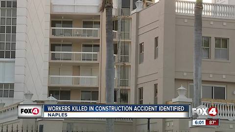 Identity released of two workers killed in elevator collapse