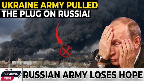 Russian Ammunition Plant in Ukraine Engulfed in Flames! Alarm Sirens Blare in Nearby Russian Area!