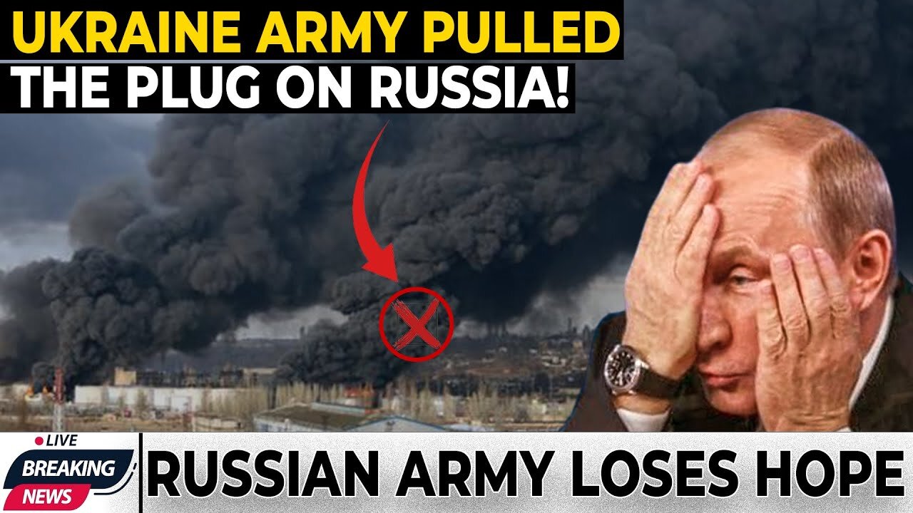 Russian Ammunition Plant in Ukraine Engulfed in Flames! Alarm Sirens Blare in Nearby Russian Area!