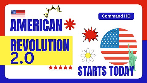 American REVOLUTION 2.0 Starts TODAY