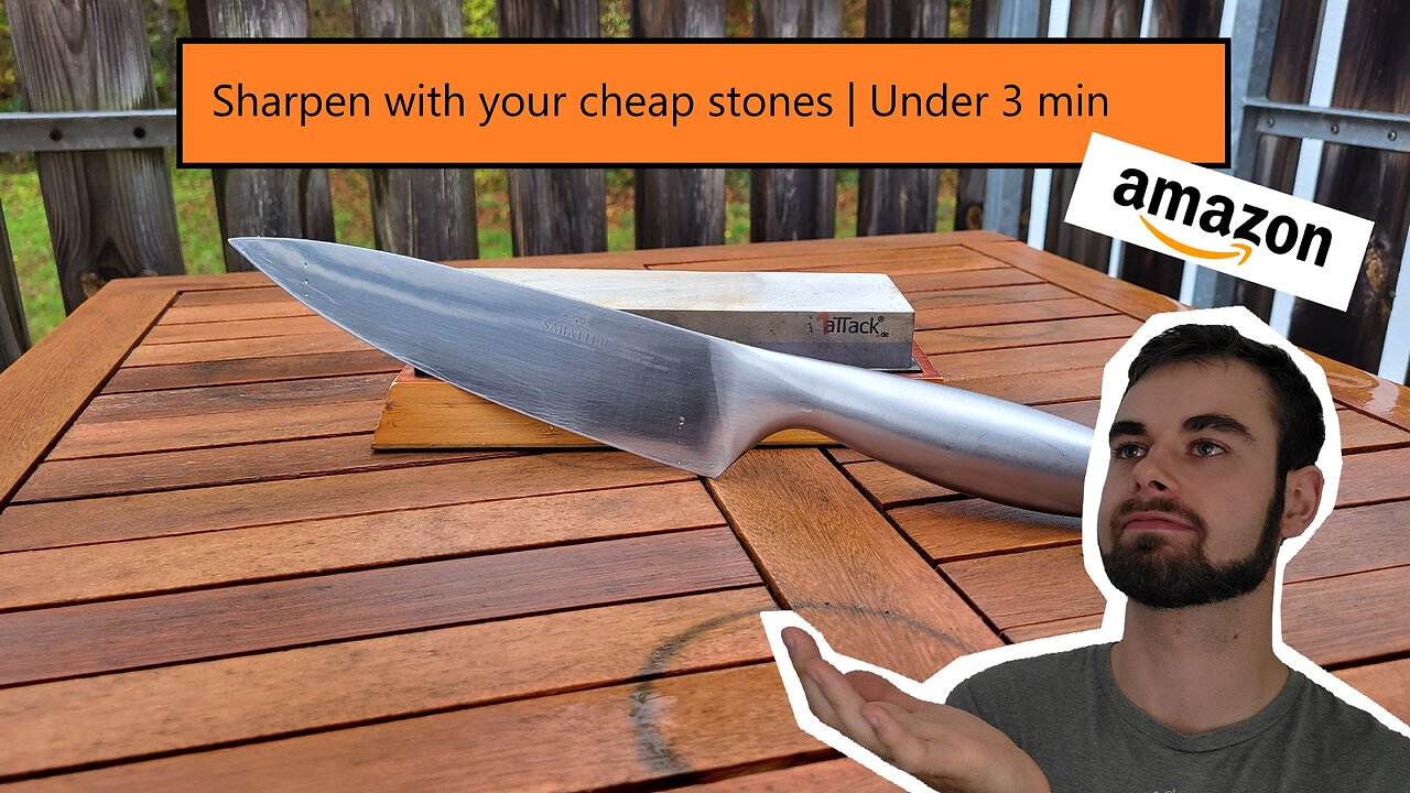 How to use Amazon sharpening Stones