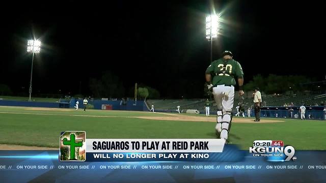Tucson Saguaros moving from Kino Stadium to Reid Park
