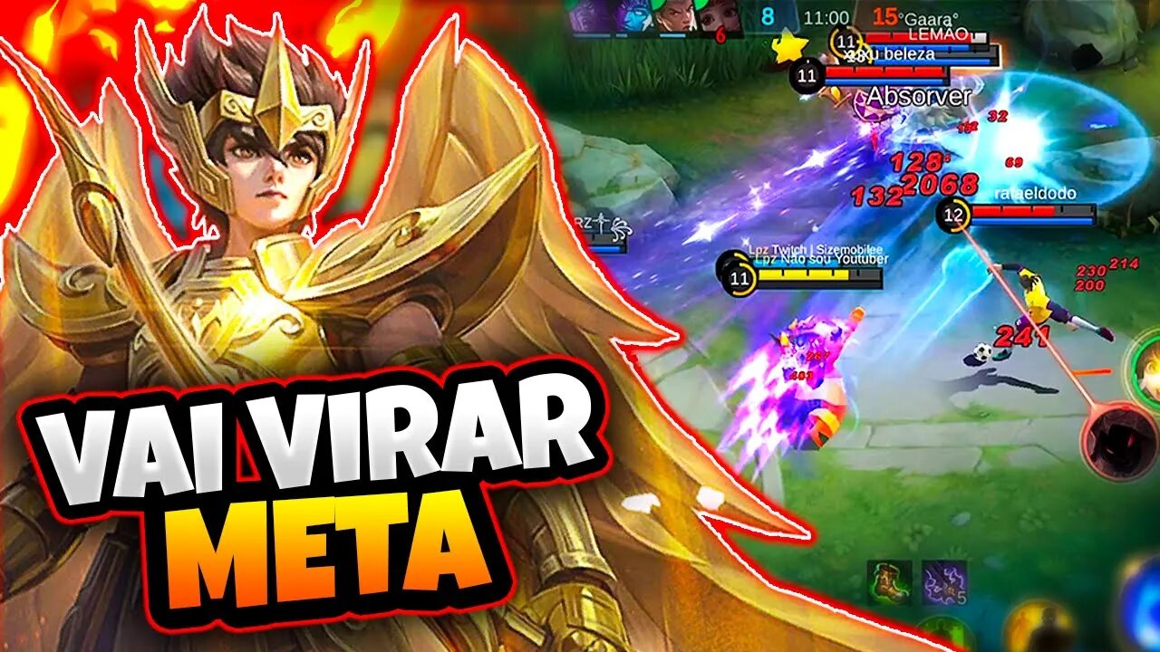 COM A NOVA SKIN TODO MUNDO VAI QUERER VIRAR MAIN | MOBILE LEGENDS