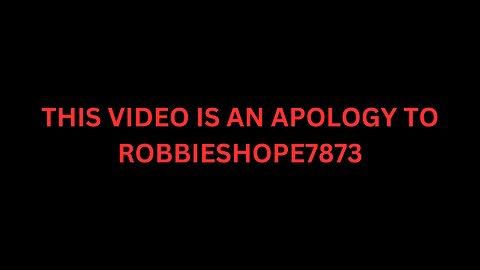 RT E47: ADDRESSING ROBBIESHOPE7873'S GREAT COMMENT ON ONE OF MY YOUTUBE VIDEOS