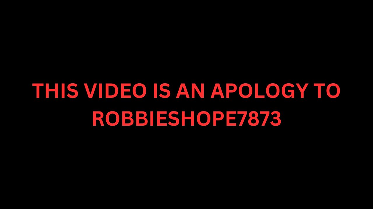 RT E47: ADDRESSING ROBBIESHOPE7873'S GREAT COMMENT ON ONE OF MY YOUTUBE VIDEOS