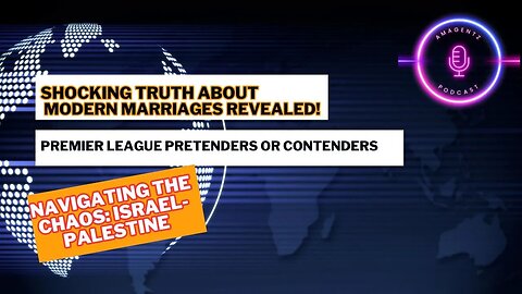 🚨SHOCKING TRUTH REVEALED: Israel-Palestine Crisis EXPOSED, Premier League SHOCKERS, and the DARK SEC