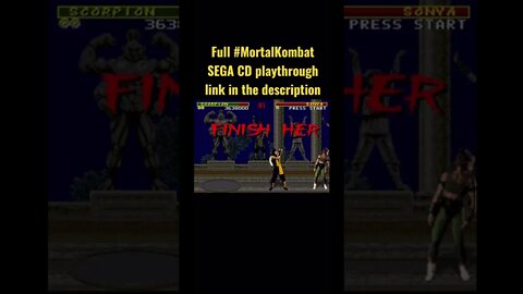 #MortalKombat #SEGA CD Endurance Match