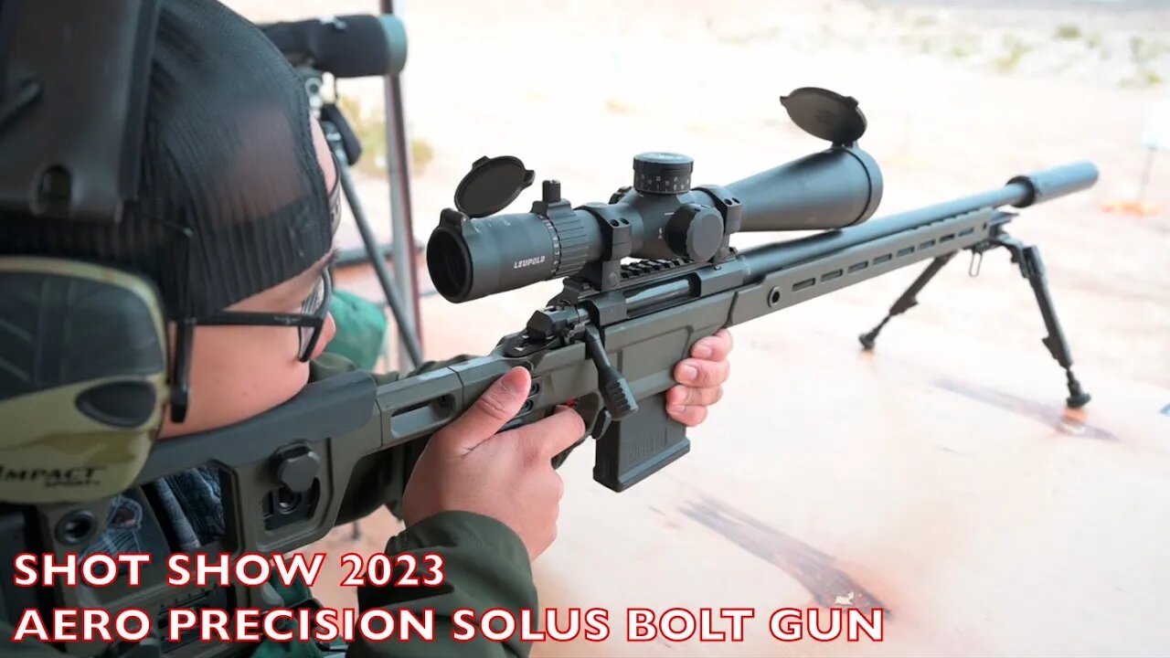 Aero Precision Solus Bolt Gun - SHOT Show 2023 Industry Day at the Range