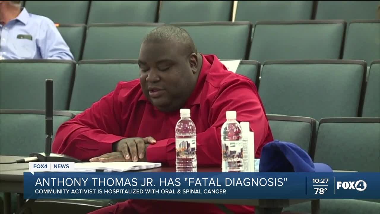 Fort Myers activist shares “fatal diagnosis”