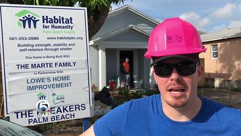 Building a Habitat for Humanity house is fun