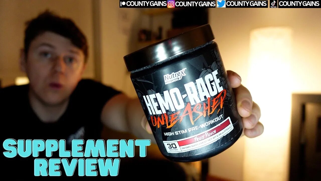 Nutrex - Hemo Rage Unleashed Review | BEST PREWORKOUT YOU CAN BUY