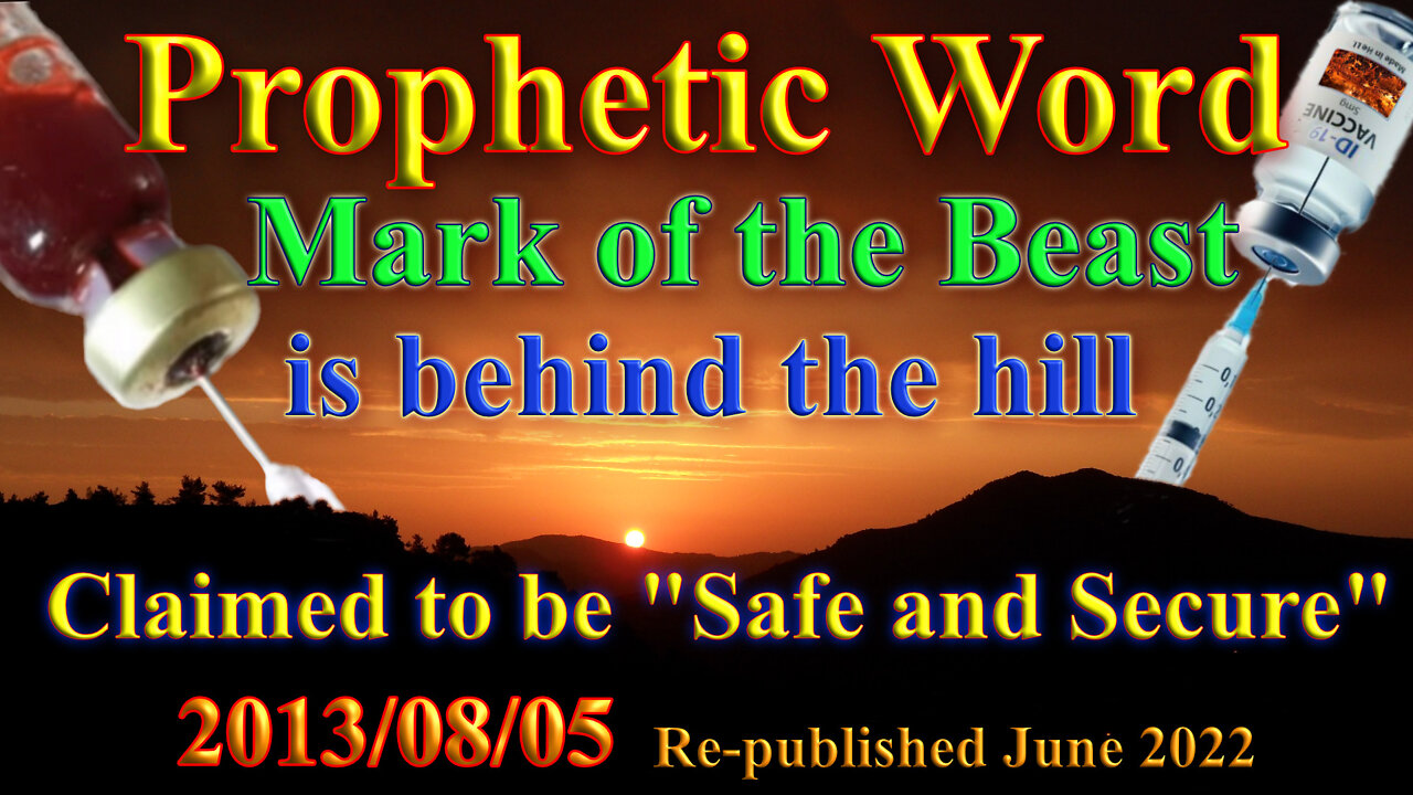 The Mark of the Beast is coming, Prophecy