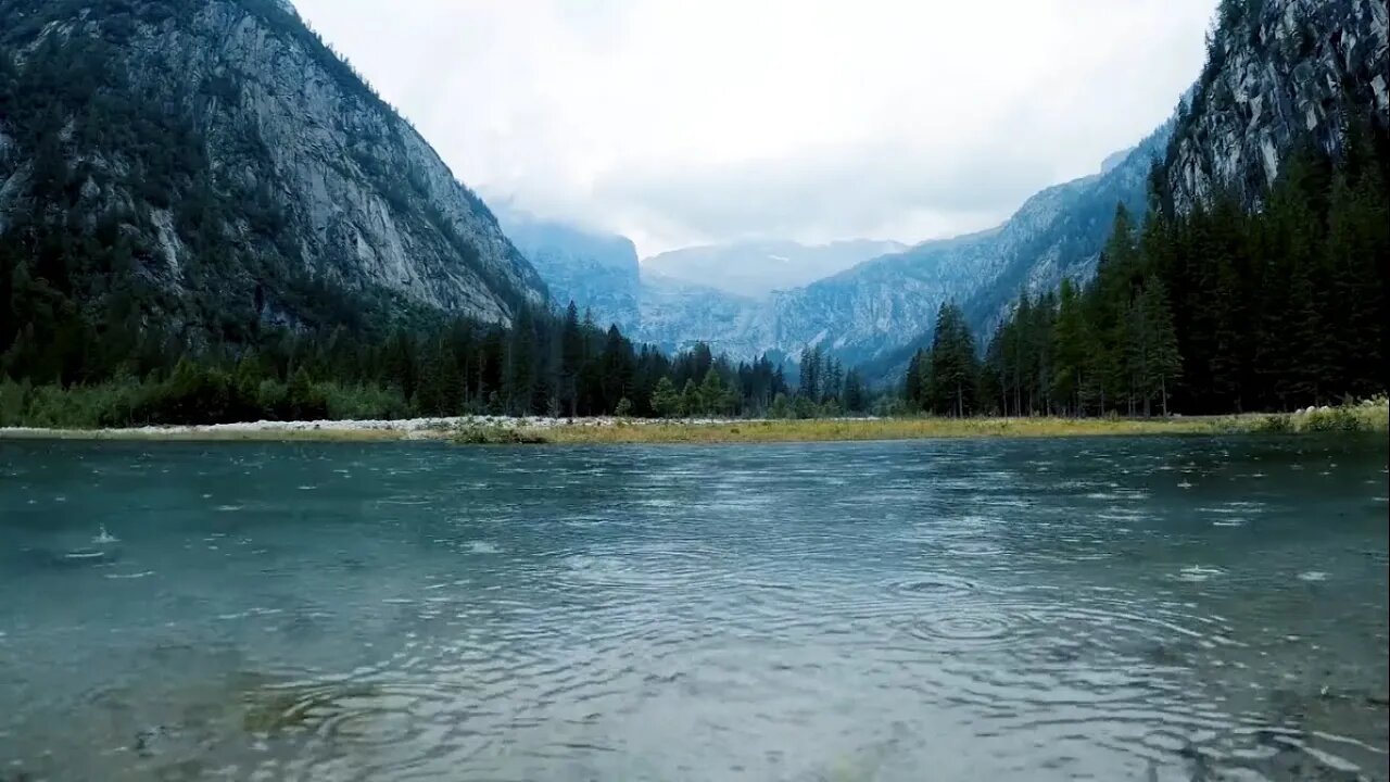 SONO RÁPIDO E RELAXANTE | Chuva no Lago e Som Ambiente para Relaxar e Dormir