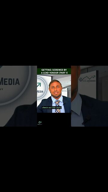 Getting Screwed by Lead Vendor | part 1 | Excel Media #shorts