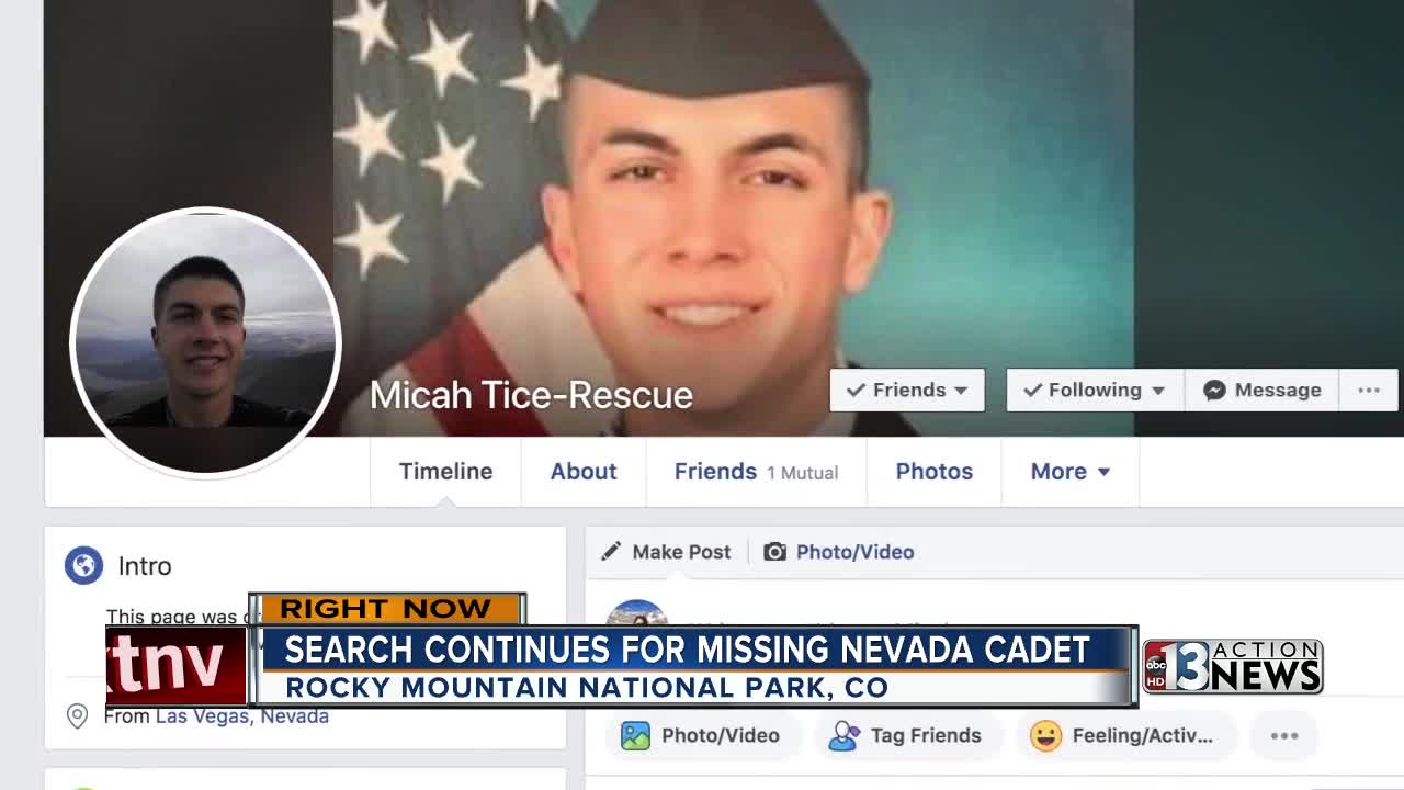 Search continues for missing Nevada cadet