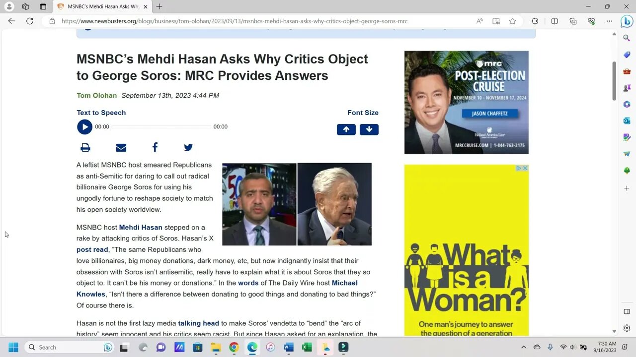 Mehdi Hasan Doesn't Understand Why Republicans Criticize George Soros