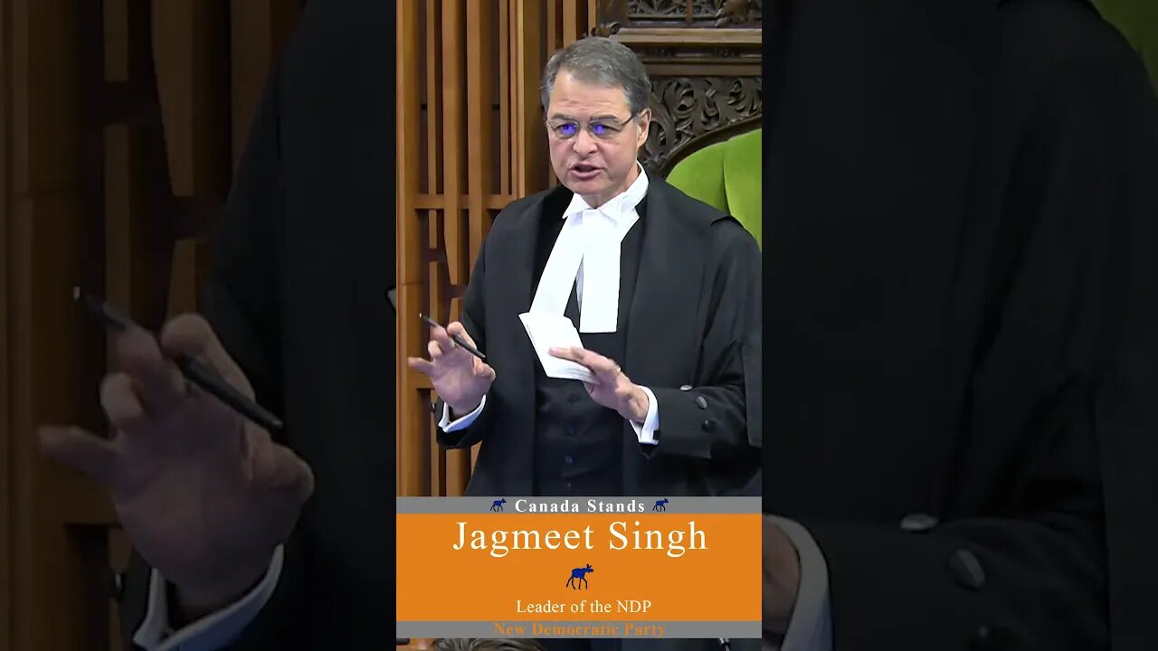 AWKARD… Speaker tells Jagmeet Singh to at least pretend to be Trudeau's opposition 😂😂