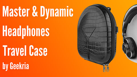 Master & Dynamic Over-Ear Headphones Travel Case, Hard Shell Headset Carrying Case | Geekria