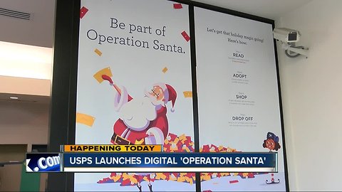 US Postal Service launches digital version of 'Operation Santa'