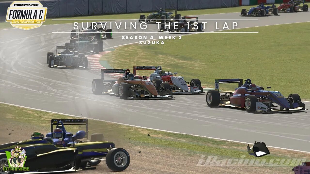 Formula C - Thrustmaster Dallara F3 - Fixed - Season 4 Week 2 : Suzuka : Surviving the 1st lap