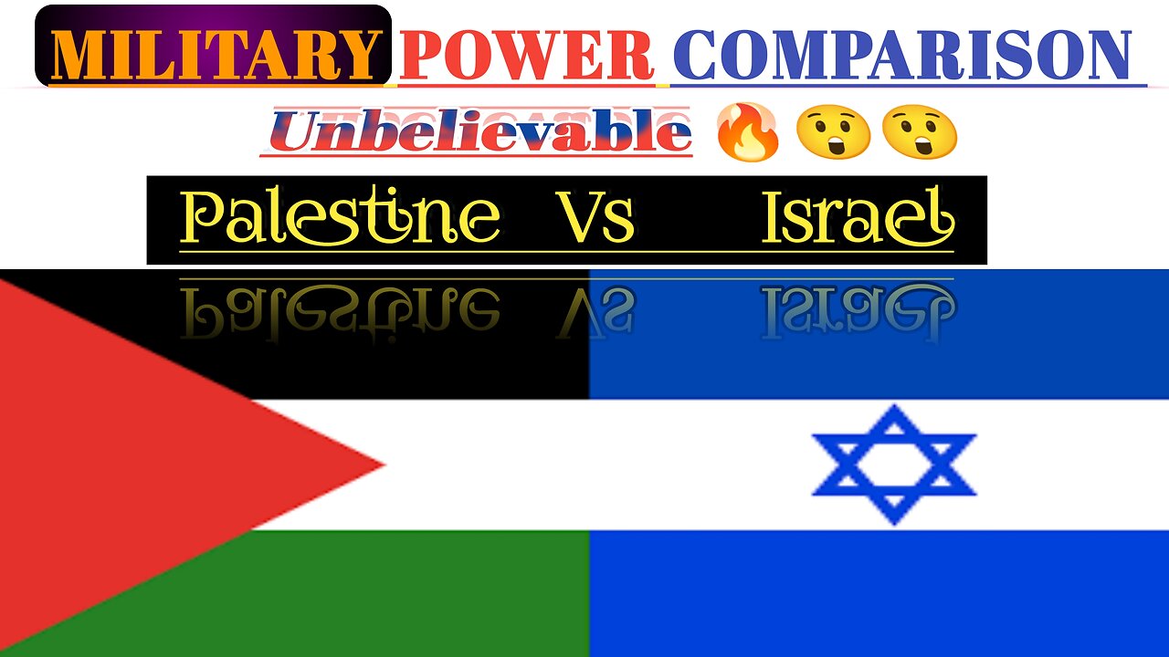 Military Power Comparison Between Israel and Palestine 2023|Moxtapevill