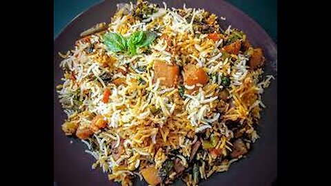 Hyderabadi Veg Dum Biryani