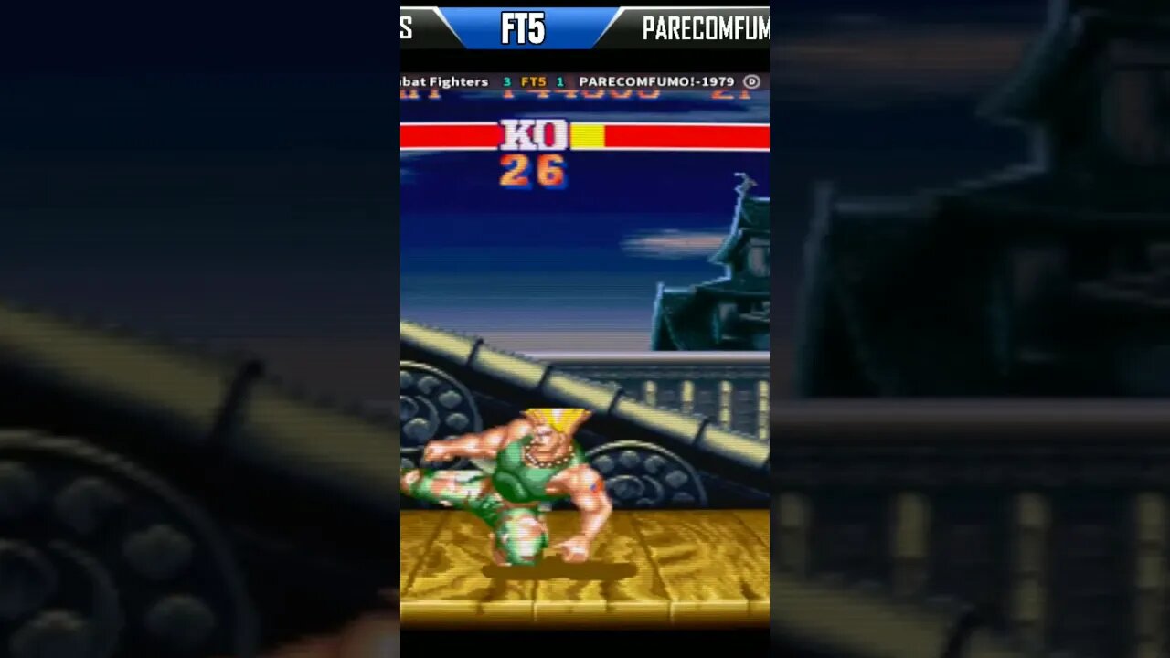 Guile roubando em Street Figuter 2 Champion Editions #fightcade2