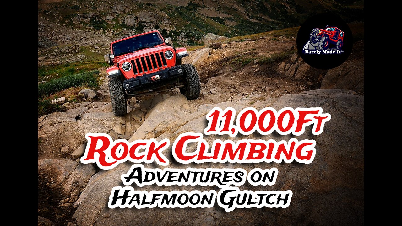 Extreme Trails - Colorado Jeep Trails - Halfmoon Gultch - My Wife drives the whole way