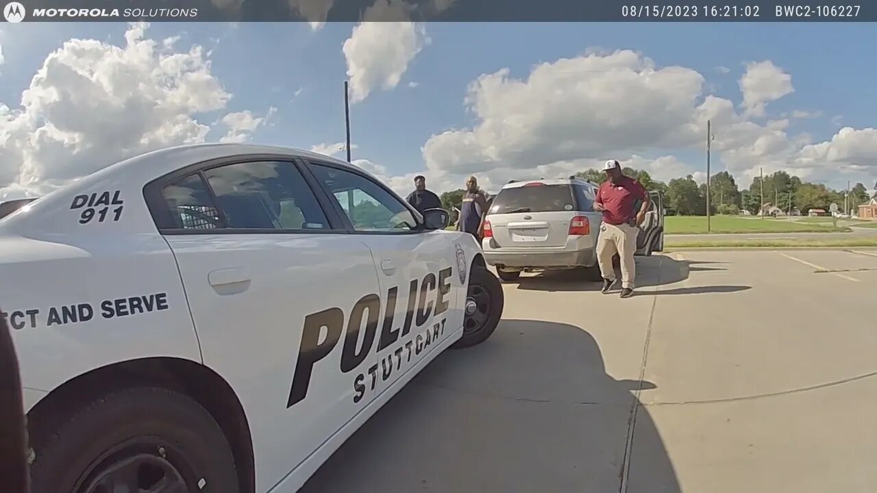 Stuttgart Arkansas Police Officer Bryant Bodycam 08/15/23