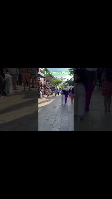5th Avenue Playa Del Carmen On Sunday #shorts