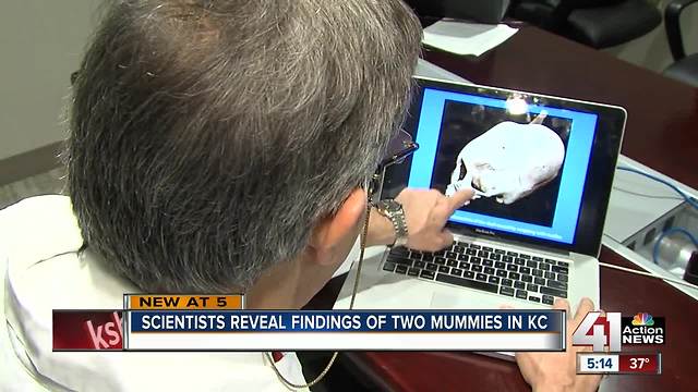 Scientists reveal findings of tests on two mummies on display at Union Station